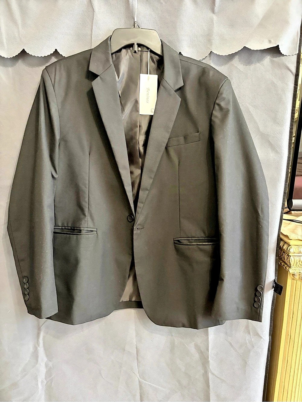 Beninos Type of Gods Blazer in Black Size Large NWT